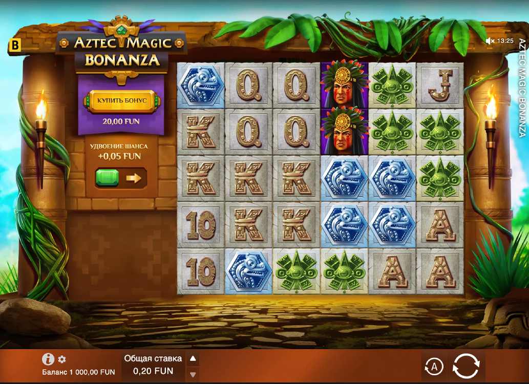 Геймплей Aztec Magic Bonanza